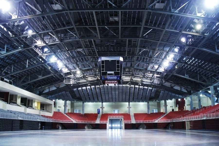 Big Iron Events Center exterior at Fonner Park